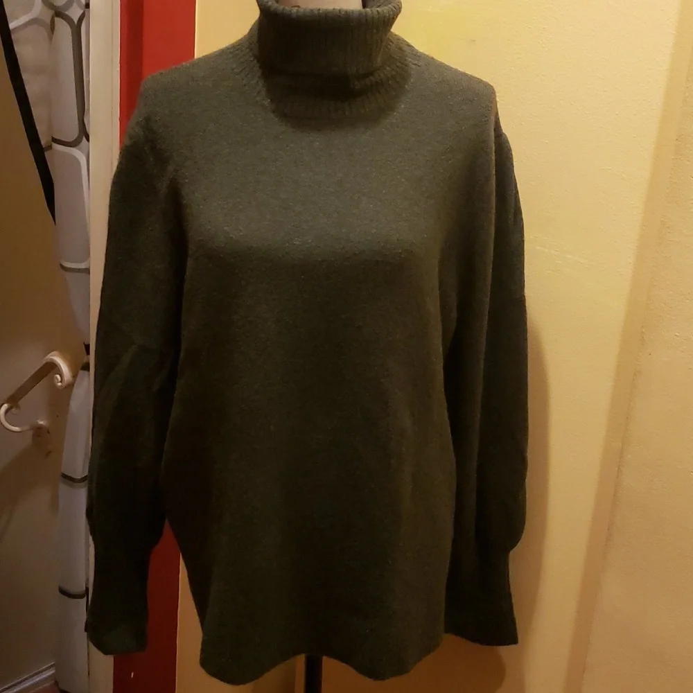 J.CREW green women's sweater....size XXL..excellent condition - Picture 9 of 11